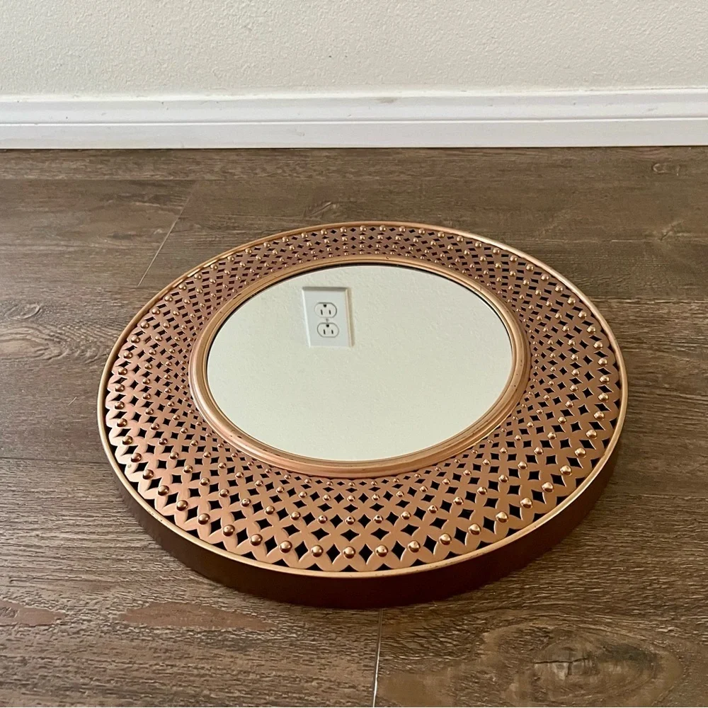 Elegant Copper color Wall Mirror D 16 inches